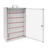 72 Slots Cell Phone Locker Portable Phone Storage Cabinet W/