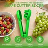 2Pcs Grape Cutter Tool,Kitchen Fruit Cutter Slicer Grape Strawberry Cherry