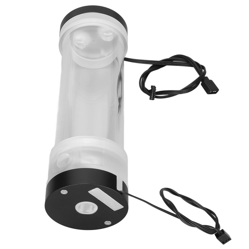 Water Cooling Tank Transparency 210mm Cylinder Temperature Display Reservoir Water