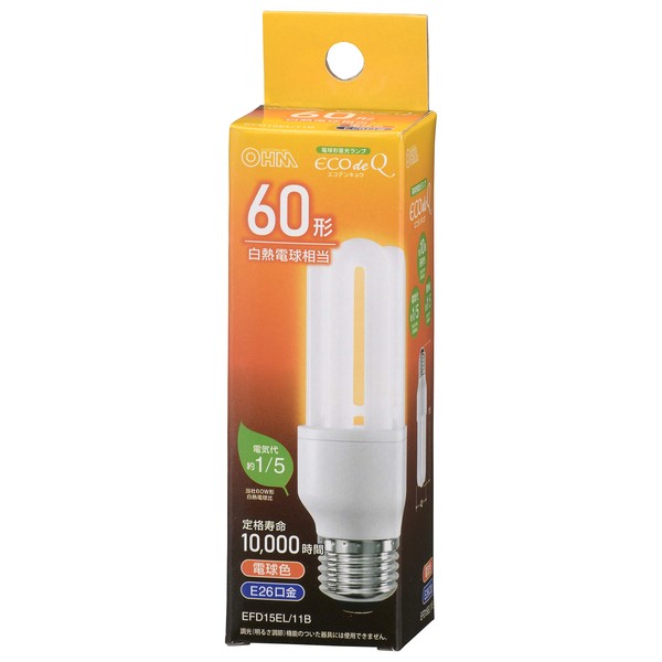 Ohm Electric Eco Light Bulb (60 Type Equivalent/743lm/Bulb Color/E26)