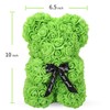 LINKLO Rose Bear Rose Teddy Bear -10 inch Artificial Rose