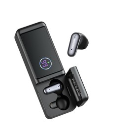 MINISO MS120 Wireless Earbuds, Bluetooth 6.0 Headphones, in-Ear Ear Buds with Built-in Flashlight, 70H Playtime, IPX5 Waterproof, High-Fidelity Sound, USB-C Charging