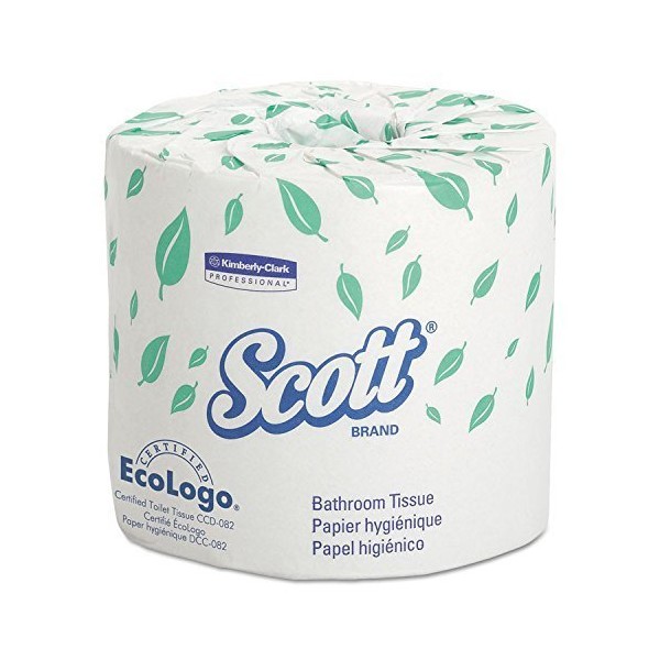 Kimberly-Clark Scott Standard 2-Ply Bathroom Tissue - 550 Sheets per Roll