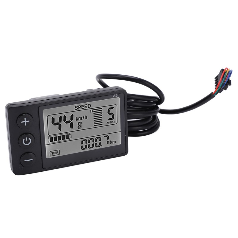 Medidor de pantalla LCD de bicicleta eléctrica, panel de control