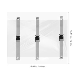 FUOYLOO Protector de Unidad Dental Cojín para Pies Transparente, Funda Lavable para Sillón Dental, Accesorio para Clínicas y Dentistas