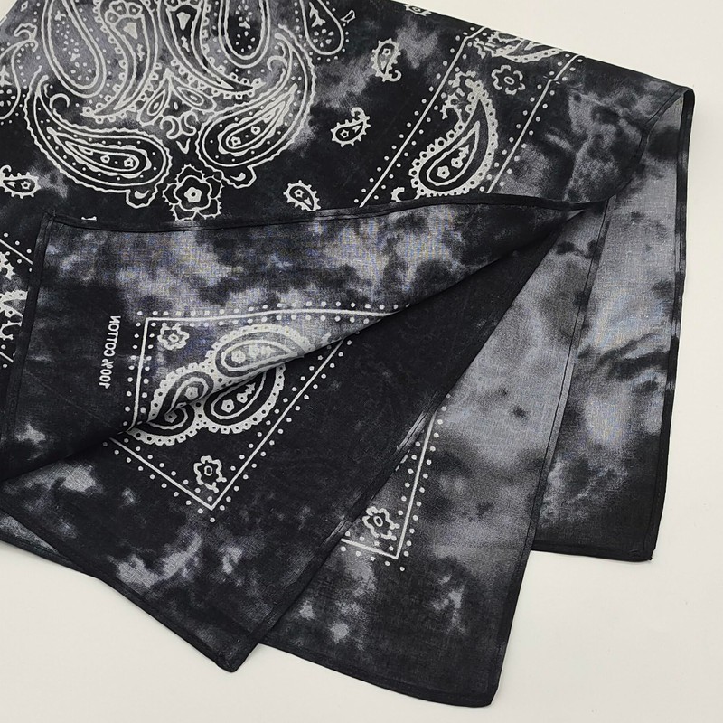 Trifong Bandana, Unisex, 100% Cotton, Cashew Nut Pattern, Paisley Handkerchief,