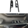 Carbon Fiber Window Lift Switch Panel Cover Trim for 2019-2026