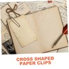 Operitacx 2 Sets Cross Clip Bookmark Clip Cross Clips Cross