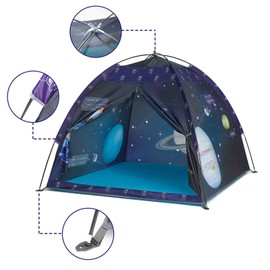 alprang Space World Play Tent Galaxy Dome Playhouse for Boys and Girls Imaginative Play-Astronaut Space for Kids Indoor and Outdoor Fun, Perfect Kid’s Gift- 47" x 47" x 43"