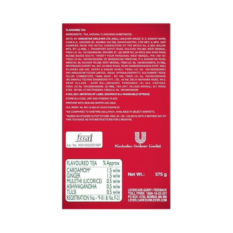 Brooke Bond Red Label Natural Care Tea, 500g