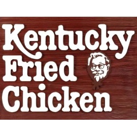 KFC Kentucky Fried Chicken, Colonel Sanders New Metal Sign: 12x16" - Ships Free
