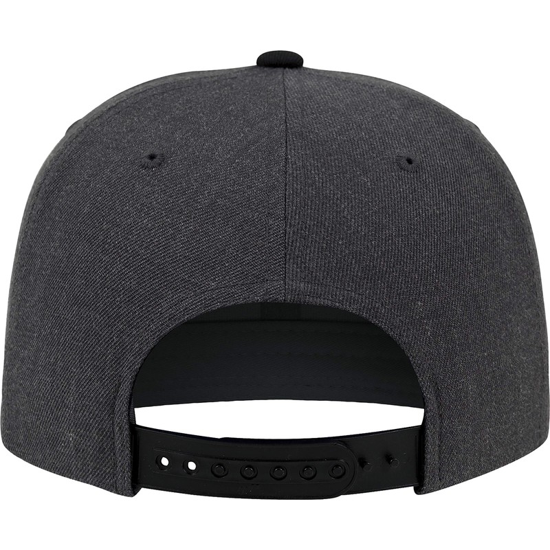 Flexfit Snapback USA Eagle Cap for Men and Women, Charcoal-black