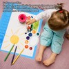 Silicone Painting Mat with Cup DIY Cultivate Artistic Talent Easy
