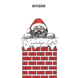 Notebook: A5 Punkteraster Lustiges Weihnachts Motiv Notizbuch für Weihnachten oder Nikolaus als Geschenk für die Adventszeit, Weihnachtswünsche und Weihnachtsplanung 120 Seiten 6x9