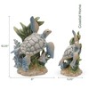 Fitz and Floyd Coastal Home Sea Turtle Ceramic Figurine 10.25