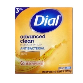Dial Gold Soap Antibacterial Face Wash Cleansing Soap 113g 3 packs / 다이알 골드 비누 안티박테리얼 세안 클렌징 솝 113g 3개입