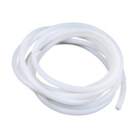 Kwweeoo: Silicone Hose, Industrial Quality, White Silicone Water Hose, High Temperature Resistant, OD 4 mm, ID 2 mm, Wall thickness 1 mm, length 10m