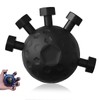Lets Joy Finger Grip Strengthener, Black Hand Grip Trainer, Hand