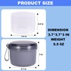 Denture Case, Leak Proof Denture Bath Cup for Travel, Denture