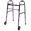 Lumex ColorSelect Walkers for Seniors, Rolling & Folding Adult Walker