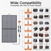 MHPOWOS Foldable Solar Panel 220W 110W Portable Solar Charger for
