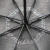 Heart Princess Lace Windproof Folding Sunny and Rainy Umbrella Ultraviolet-Proof