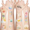 10 Sheets Happy Easter Temporary Tattoos Bunny, Egg, and Fun