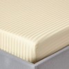 Homescapes Damask Fitted Sheet 180 x 200 cm Vanilla with