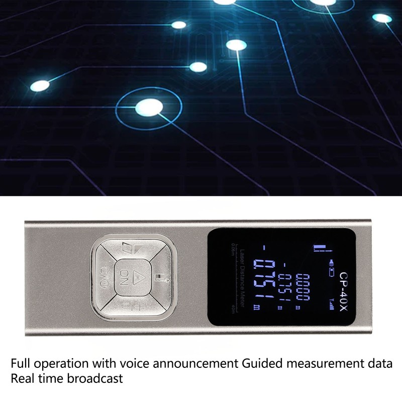 Handheld Laser Distance Meter Aluminium Alloy High Accuracy M Ft