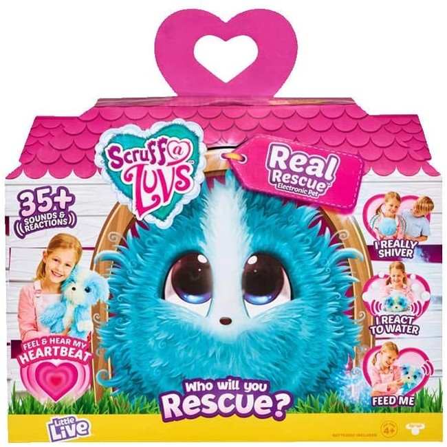 Little Live Scruff-a-Luvs Plush Mystery Electronic Rescue Pet - Real Rescue