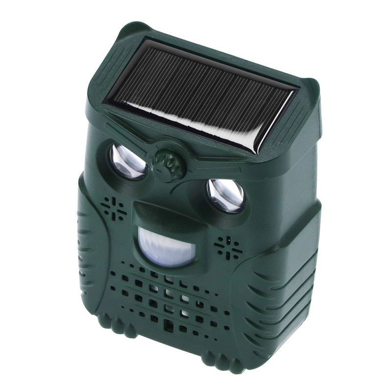 4‑Gears Solar Animal Repeller Ultrasonic Waterproof Mouse Repellent for Garden