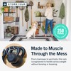 StoreYourBoard Wall-Mounted Rack With 4 Garage Hooks – Heavy-Duty Steel