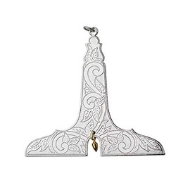 Senior Warden Blue Lodge Masonic Officer Jewel - [Silver]