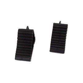 X2 Black Wheel Chocks with Handle