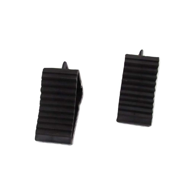 X2 Black Wheel Chocks with Handle