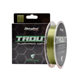 Sbirulino® fishing line fluorocarbon coating Trout MT 150-500-1000 diam. 0.12 to 0.25. Special trout competition.