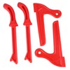 4Pcs Safety Plastic Woodworking Protective Hand Saw Push Sticks Tool