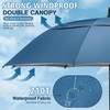 NINEMAX 62 Inch Golf Umbrella UV Protection, Large Windproof UV