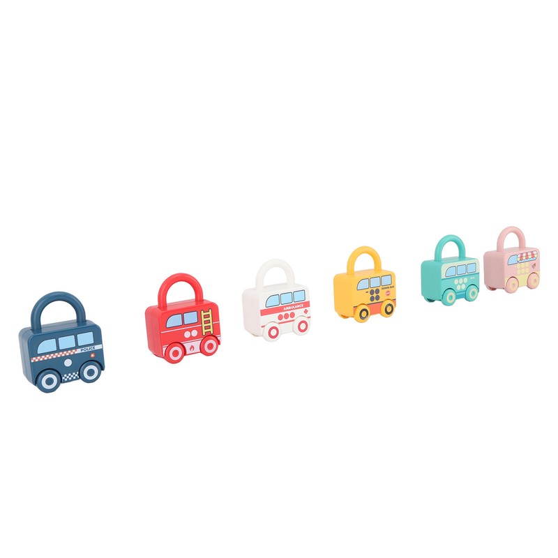 Lock Key Toy DIY Early Education Sorting Matching Fun Cartoon