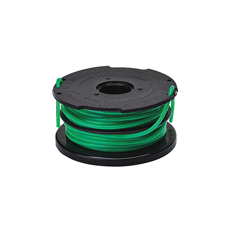 BLACK+DECKER Trimmer Line Replacement Spool, EASYFEED, Dual-Line, .08-Inch (EFD-080)