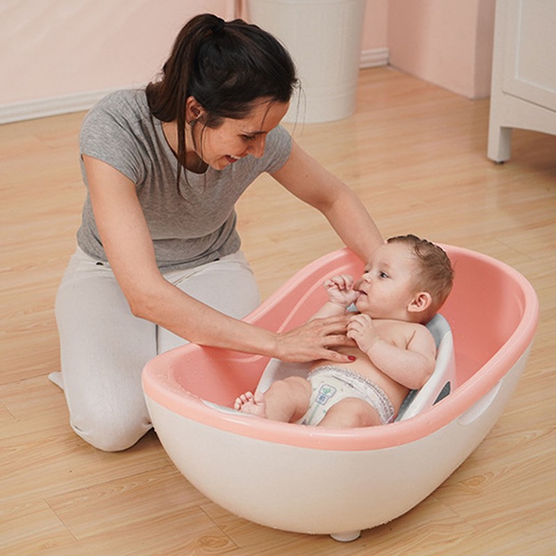 Baby Bath Support Bath Tub Lying Support Slipless Shower Net