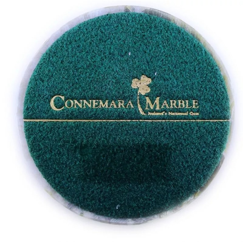 IRISH SET OF 4 CONNEMARA MARBLE ROUND COASTERS 3 3/4"