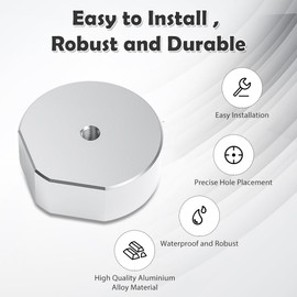 Occzin Mini-Stativ-Adapter für Starlink, Mini-Halterung für Starlink mit 1/4-Zoll-20-Gewinde, Mini-Halterungsadapter kompatibel mit Standard-1/4-Zoll-Stativen Für Straße, Vans, Wohnmobil, Outdoor