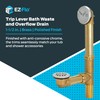 EZ-FLO Trip-Lever Bath Waste and Overflow Drain Kit, 1-1/2 Inch