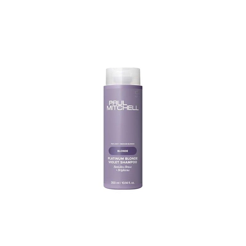 Paul Mitchell Platinum Blonde Champú Violeta, Elimina Tonos Cobrizos +