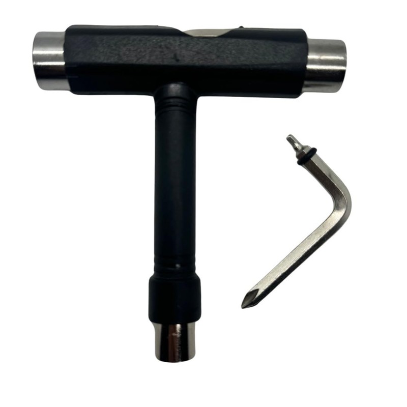Skate Tool All-in-One, Multi-Function Portable Skateboard T Tools Accessory -