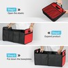 Simple Deluxe Trunk Organizer for Car/SUV/Truck, Collapsible 2 Compartment 50L