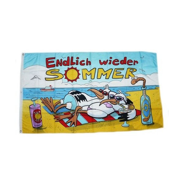 Flag Finally Again Summer 90 x 150 cm