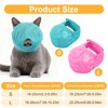 2Pcs Breathable Cat Muzzle with Soft Mesh Covered, Cat Muzzle