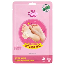 On the Body Cotton Foot Dead Skin Pack Let's Foot Peeling Mask, 1 pack, 1 piece, 40ml / 온더바디 코튼풋 발각질팩하자 풋 필링마스크, 1개입, 1개, 40ml